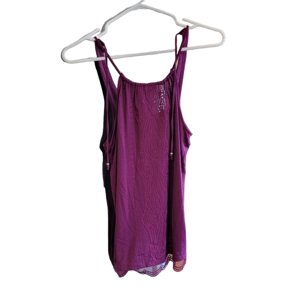 WHITE HOUSE BLACK MARKET Spaghetti Strap Tank Blouse
